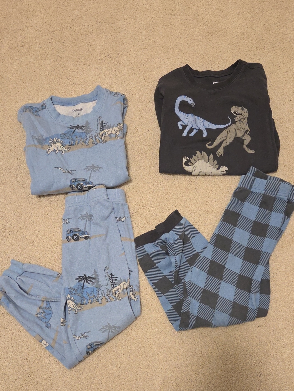 Pekkle Dinosaur Print 6T Pajamas
